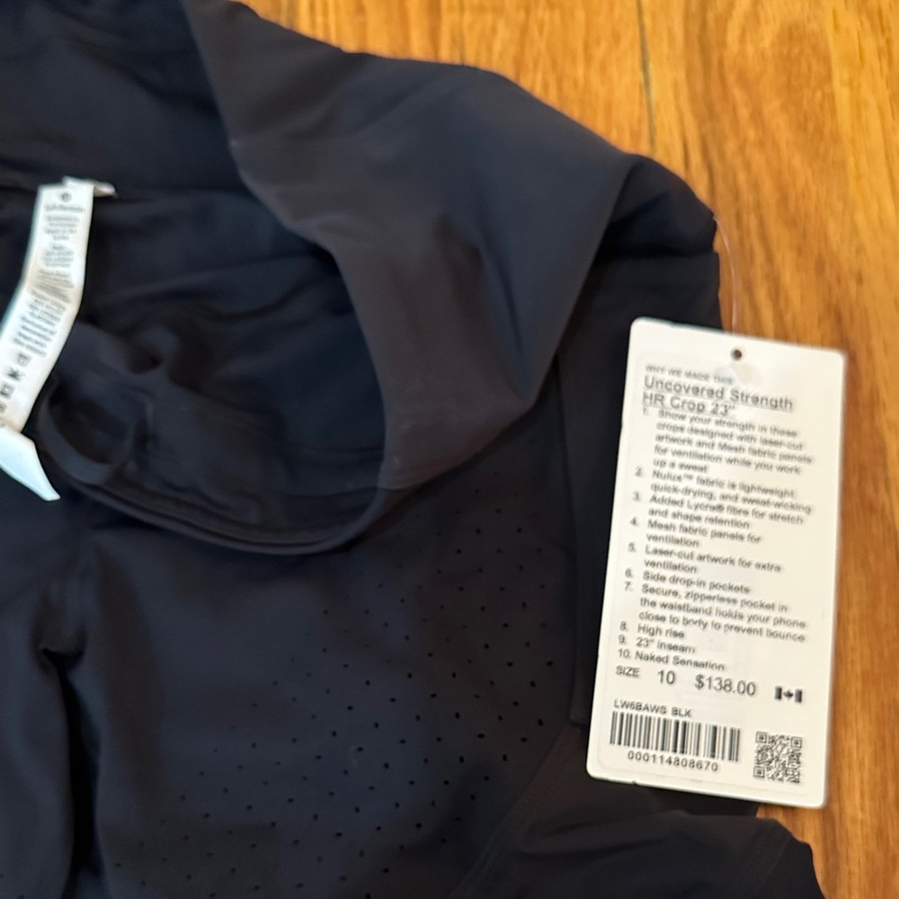 NWT- lululemon Black Leggings - Picture 4 of 4